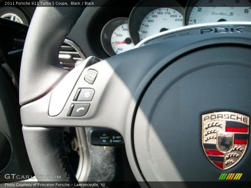 Black / Black 2011 Porsche 911 Turbo S Coupe