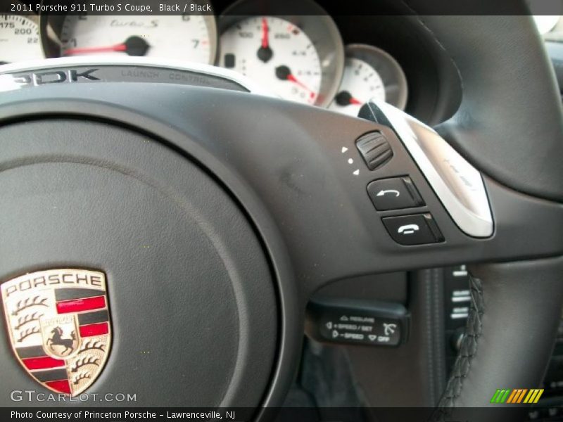 Black / Black 2011 Porsche 911 Turbo S Coupe