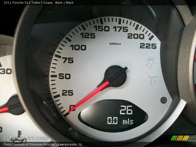 Black / Black 2011 Porsche 911 Turbo S Coupe