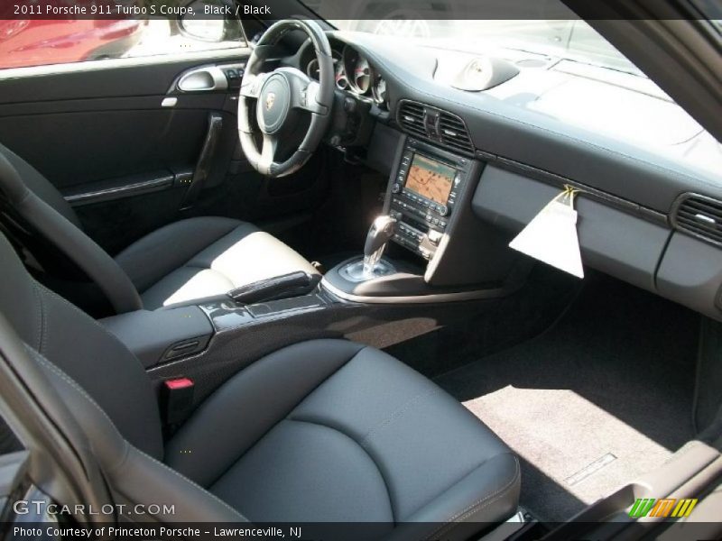 Black / Black 2011 Porsche 911 Turbo S Coupe