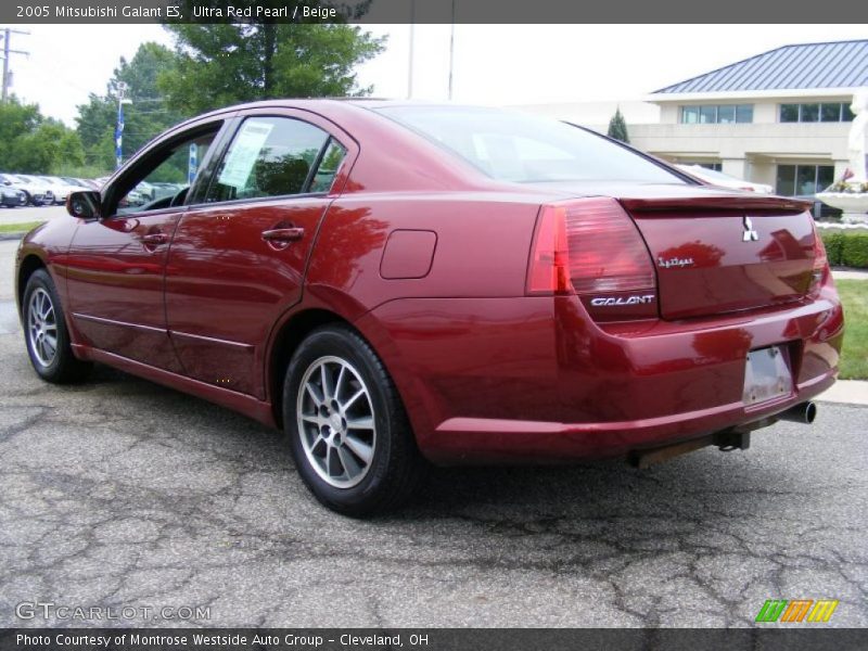 Ultra Red Pearl / Beige 2005 Mitsubishi Galant ES