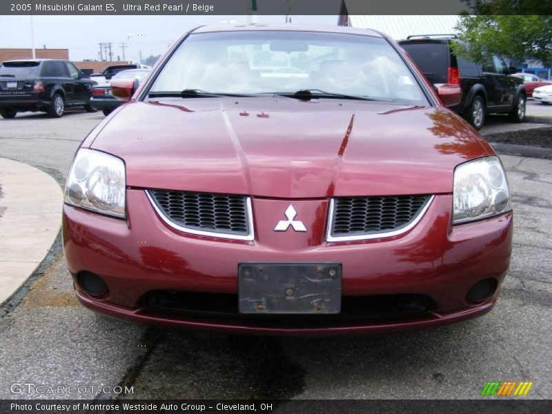 Ultra Red Pearl / Beige 2005 Mitsubishi Galant ES