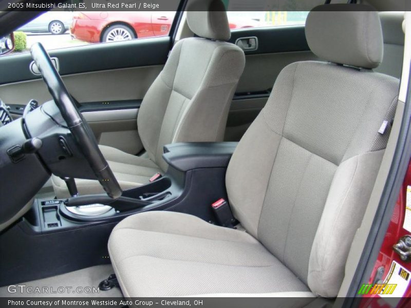 Ultra Red Pearl / Beige 2005 Mitsubishi Galant ES