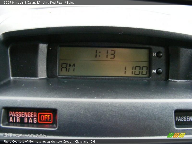 Ultra Red Pearl / Beige 2005 Mitsubishi Galant ES