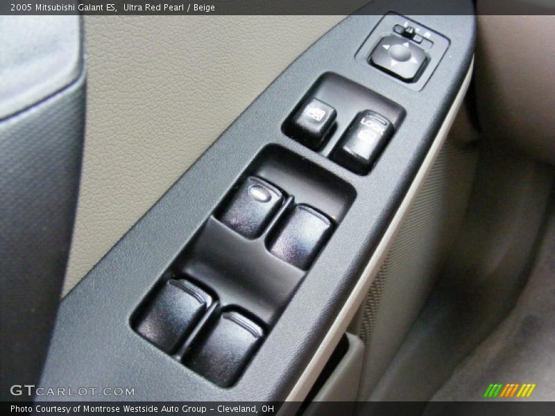 Ultra Red Pearl / Beige 2005 Mitsubishi Galant ES
