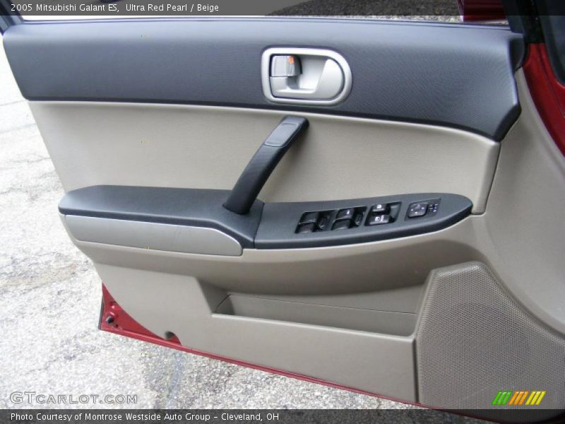 Ultra Red Pearl / Beige 2005 Mitsubishi Galant ES