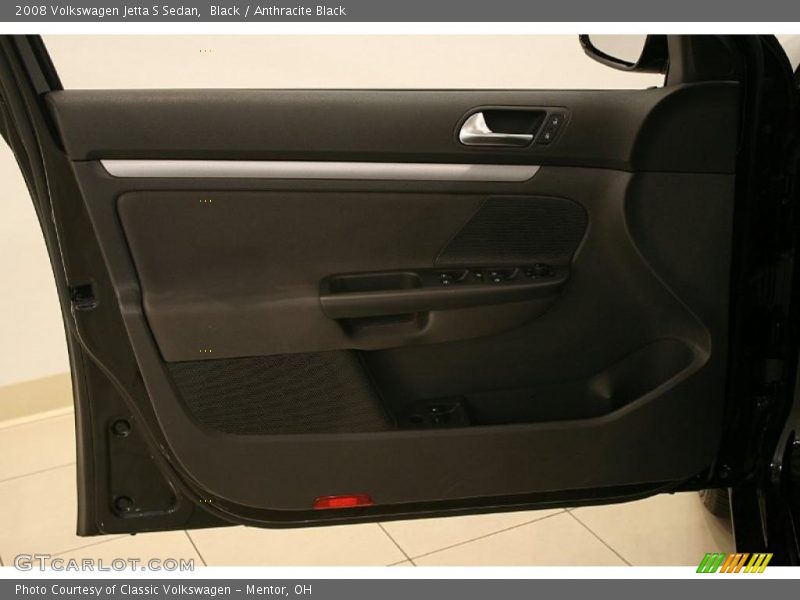 Black / Anthracite Black 2008 Volkswagen Jetta S Sedan