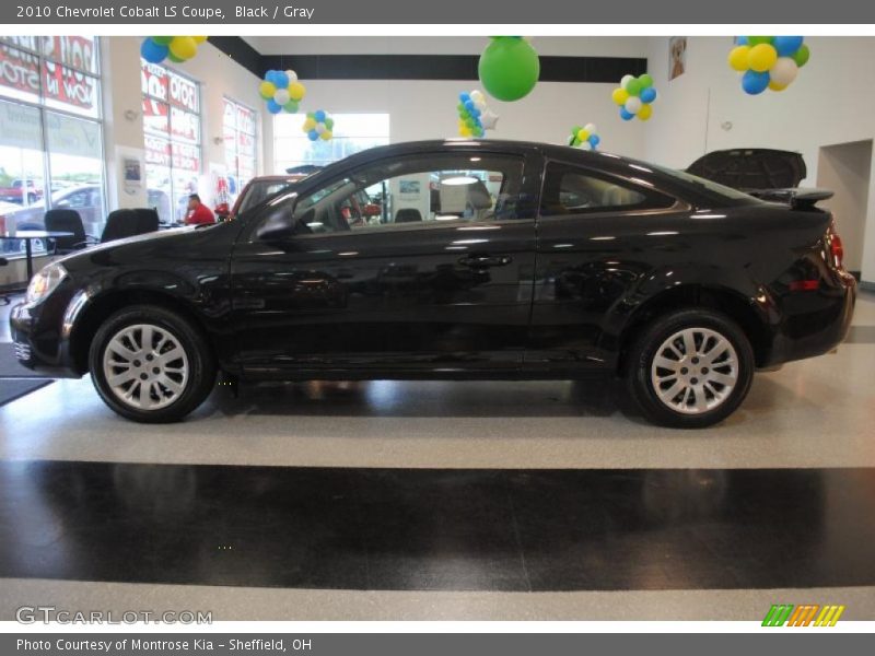 Black / Gray 2010 Chevrolet Cobalt LS Coupe