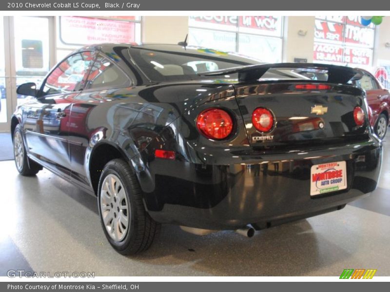 Black / Gray 2010 Chevrolet Cobalt LS Coupe