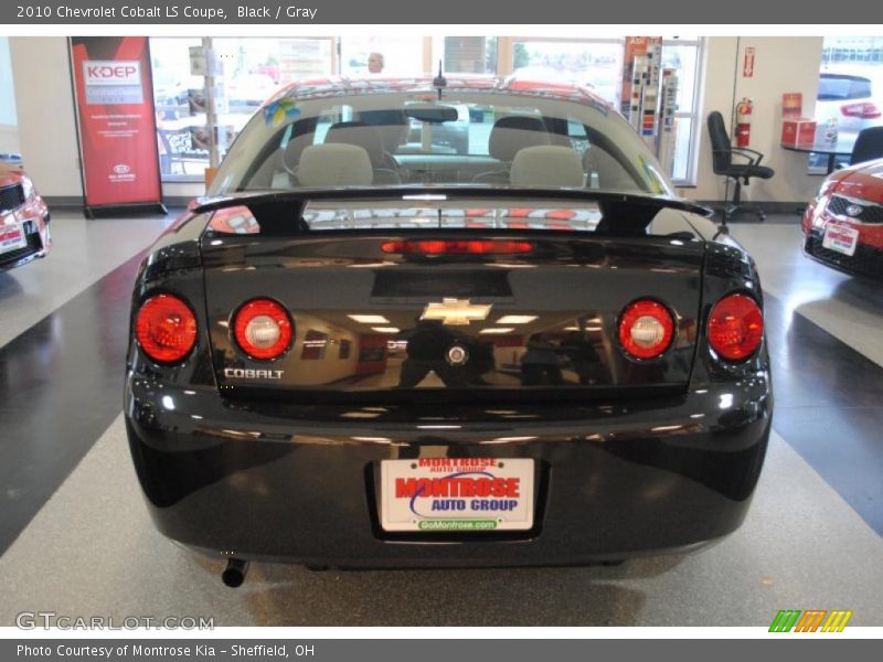 Black / Gray 2010 Chevrolet Cobalt LS Coupe