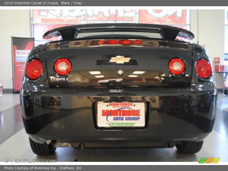 Black / Gray 2010 Chevrolet Cobalt LS Coupe