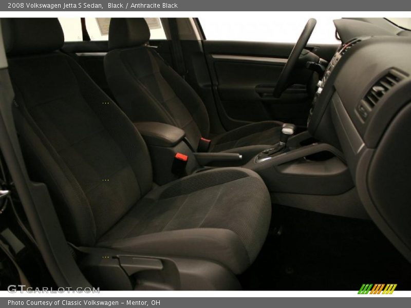 Black / Anthracite Black 2008 Volkswagen Jetta S Sedan