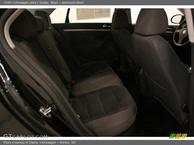 Black / Anthracite Black 2008 Volkswagen Jetta S Sedan