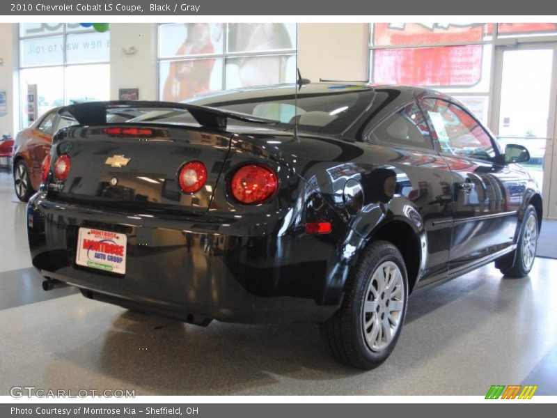 Black / Gray 2010 Chevrolet Cobalt LS Coupe