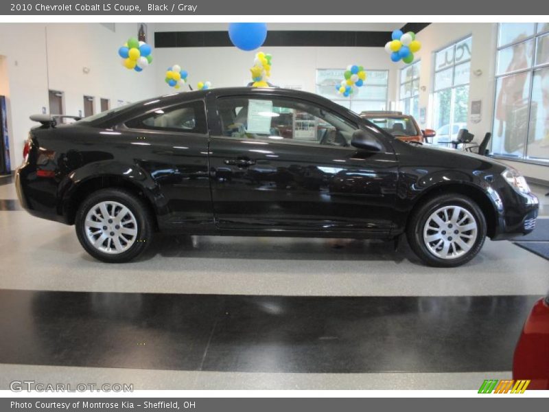 Black / Gray 2010 Chevrolet Cobalt LS Coupe