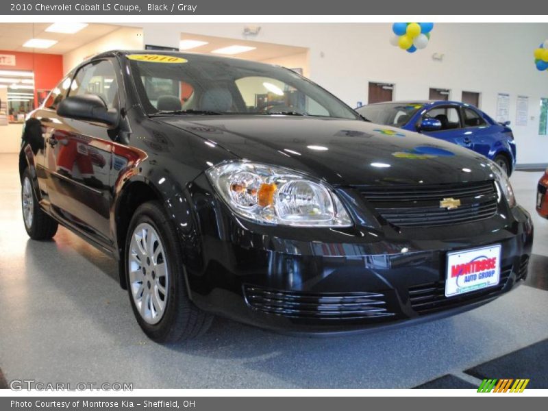 Black / Gray 2010 Chevrolet Cobalt LS Coupe