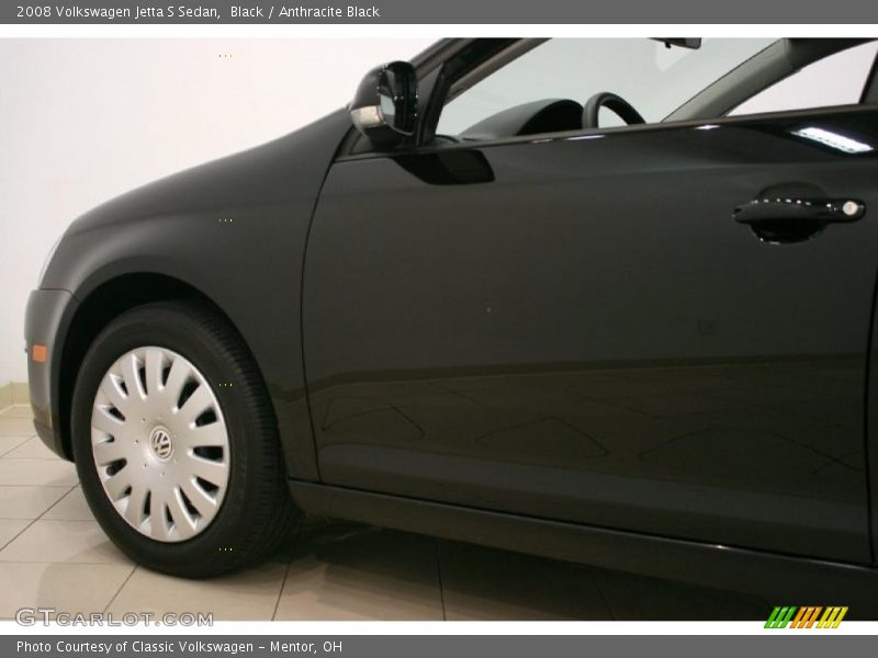 Black / Anthracite Black 2008 Volkswagen Jetta S Sedan