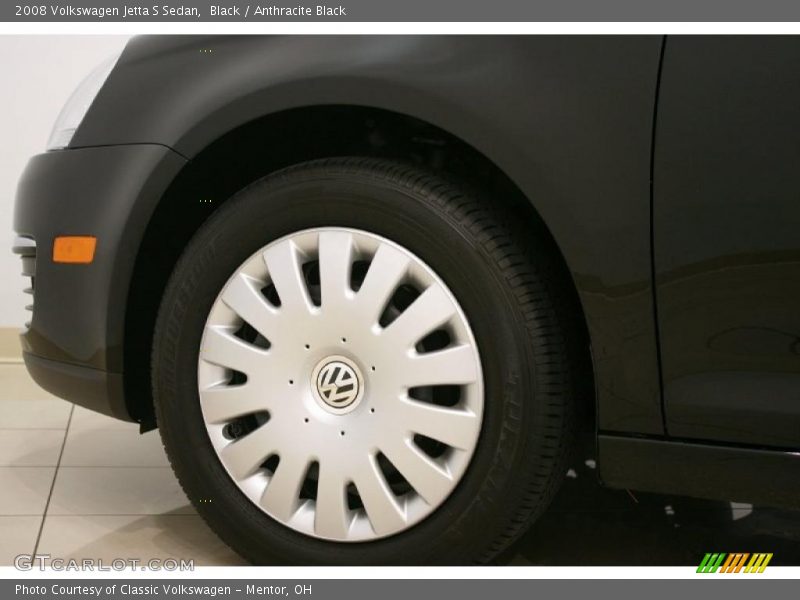 Black / Anthracite Black 2008 Volkswagen Jetta S Sedan