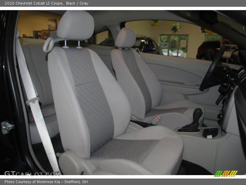 Black / Gray 2010 Chevrolet Cobalt LS Coupe