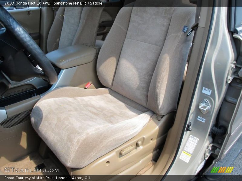 Sandstone Metallic / Saddle 2003 Honda Pilot EX 4WD