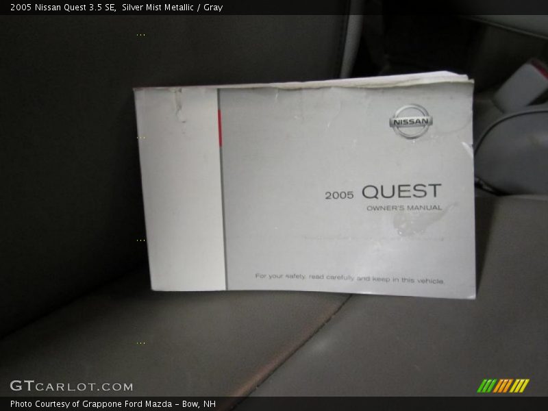 Silver Mist Metallic / Gray 2005 Nissan Quest 3.5 SE