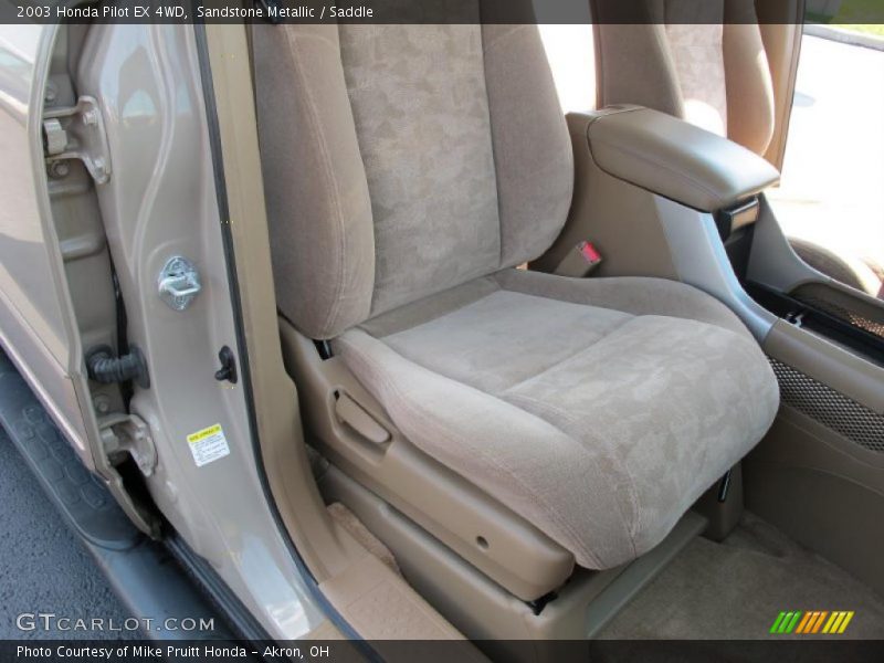 Sandstone Metallic / Saddle 2003 Honda Pilot EX 4WD