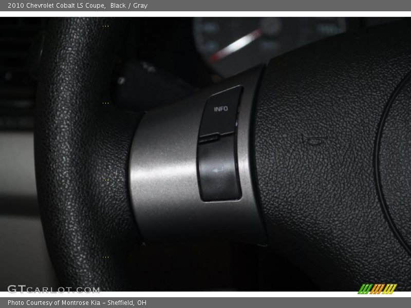 Black / Gray 2010 Chevrolet Cobalt LS Coupe