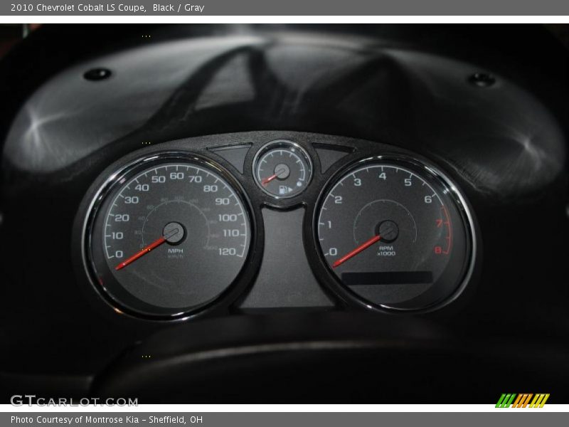 Black / Gray 2010 Chevrolet Cobalt LS Coupe