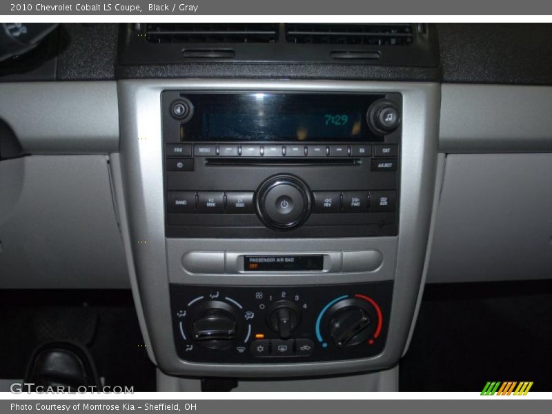 Black / Gray 2010 Chevrolet Cobalt LS Coupe