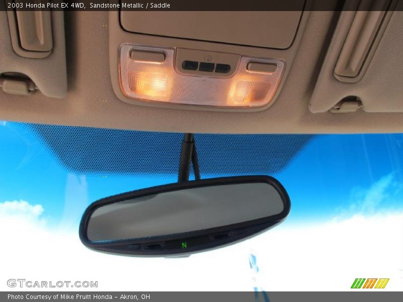 Sandstone Metallic / Saddle 2003 Honda Pilot EX 4WD
