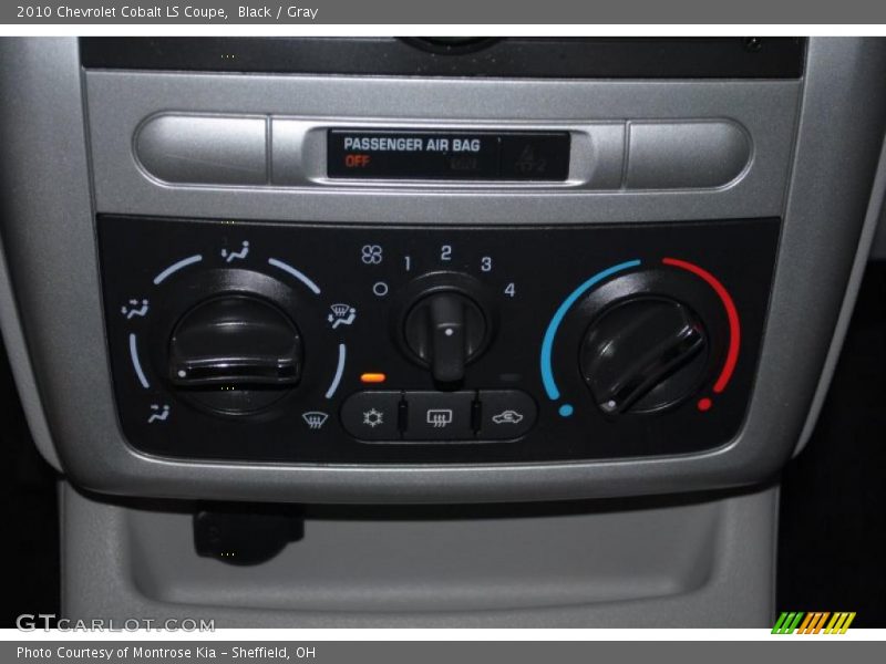 Black / Gray 2010 Chevrolet Cobalt LS Coupe