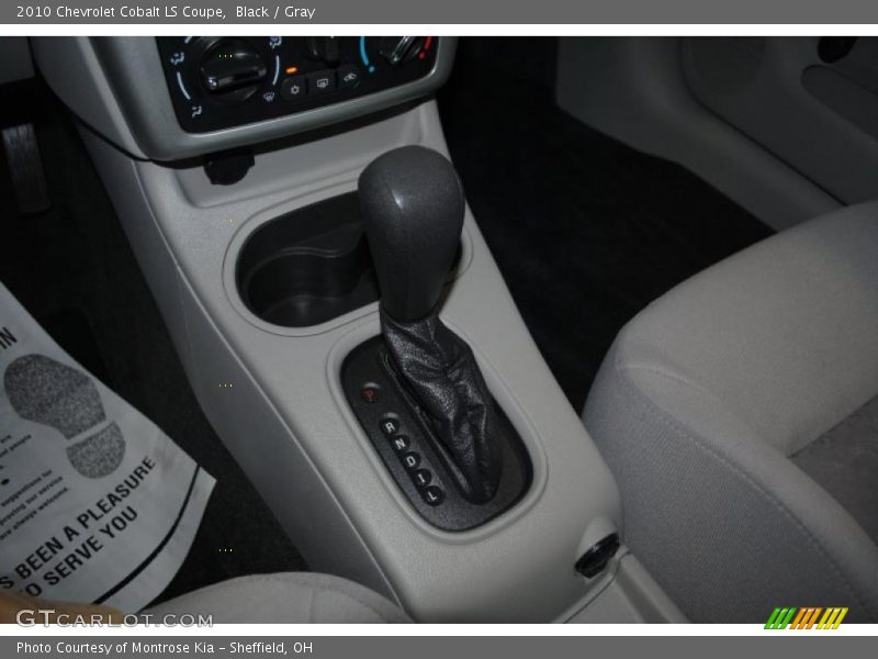 Black / Gray 2010 Chevrolet Cobalt LS Coupe