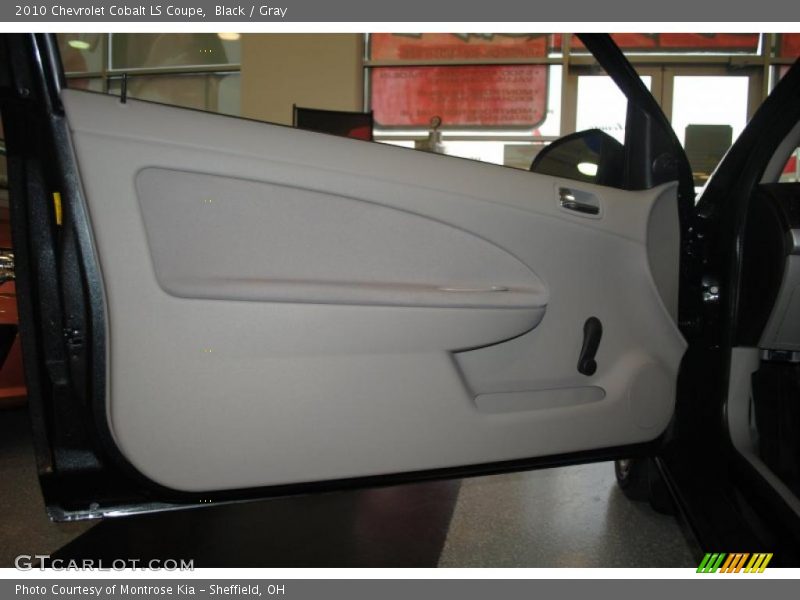 Black / Gray 2010 Chevrolet Cobalt LS Coupe