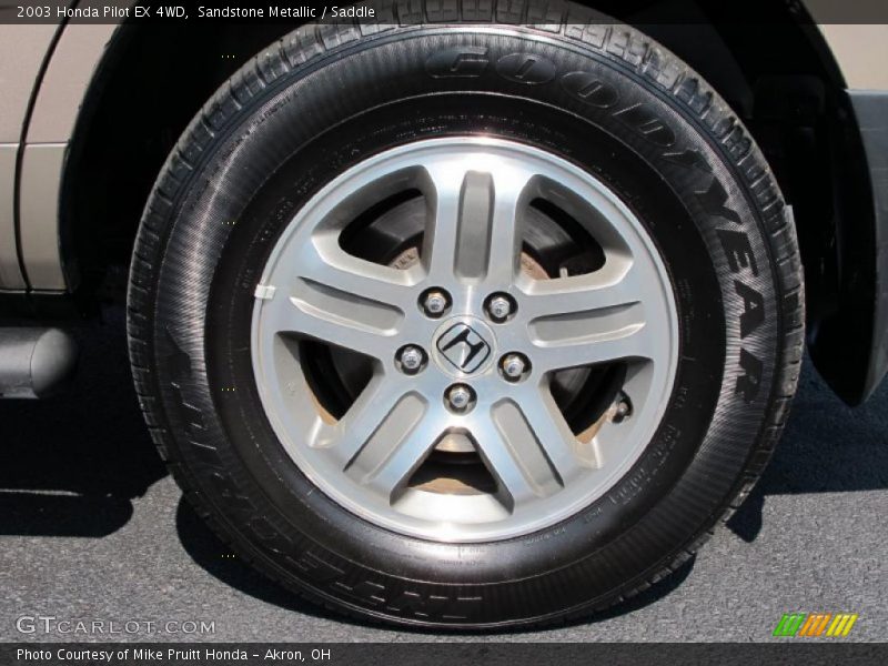 Sandstone Metallic / Saddle 2003 Honda Pilot EX 4WD