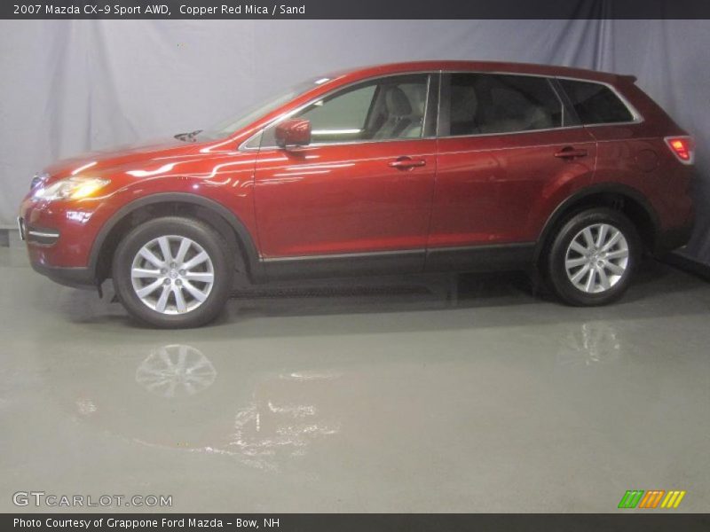 Copper Red Mica / Sand 2007 Mazda CX-9 Sport AWD