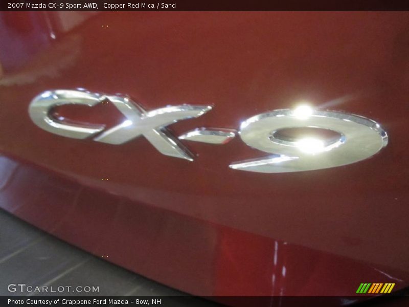 Copper Red Mica / Sand 2007 Mazda CX-9 Sport AWD