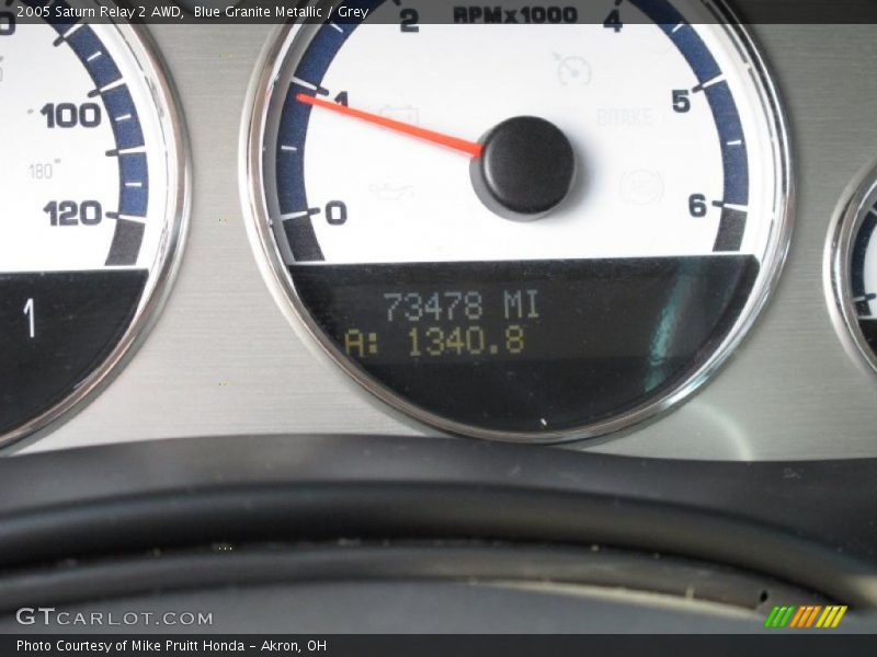 Blue Granite Metallic / Grey 2005 Saturn Relay 2 AWD