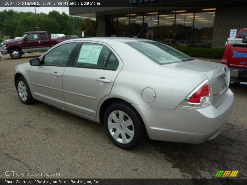 Silver Birch Metallic / Light Stone 2007 Ford Fusion S