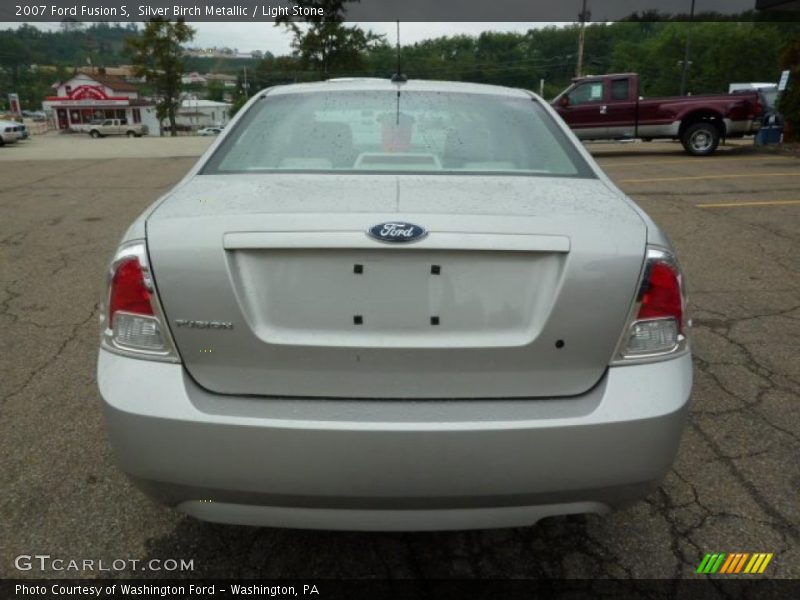 Silver Birch Metallic / Light Stone 2007 Ford Fusion S