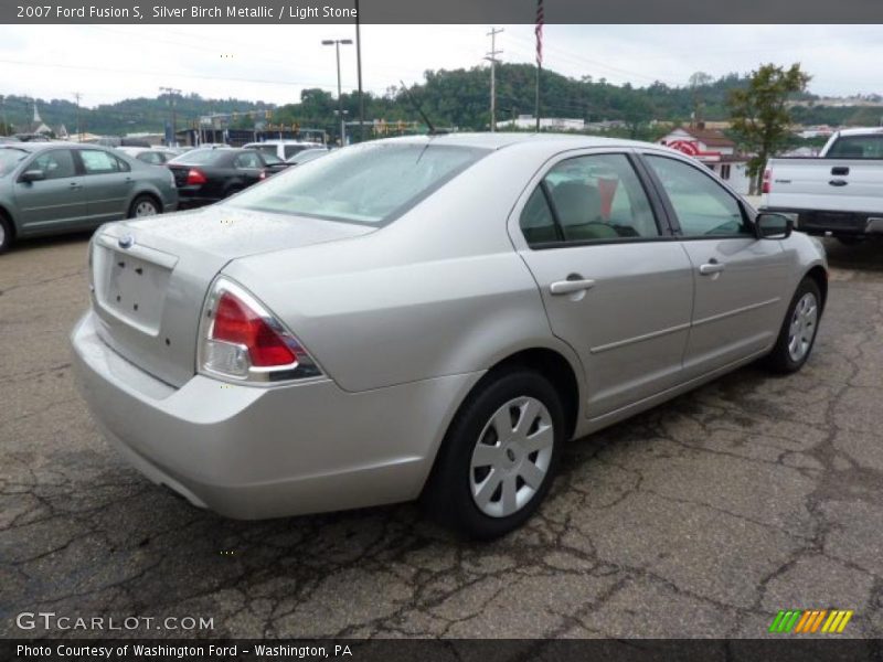Silver Birch Metallic / Light Stone 2007 Ford Fusion S