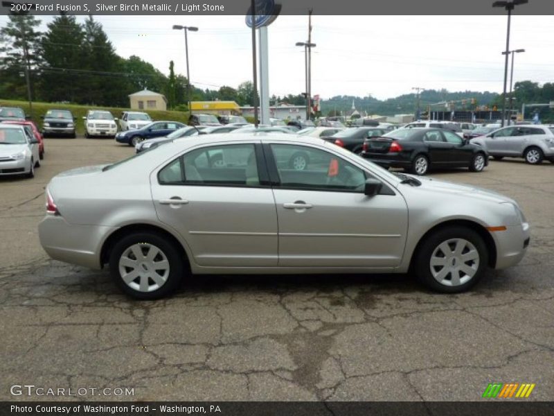 Silver Birch Metallic / Light Stone 2007 Ford Fusion S