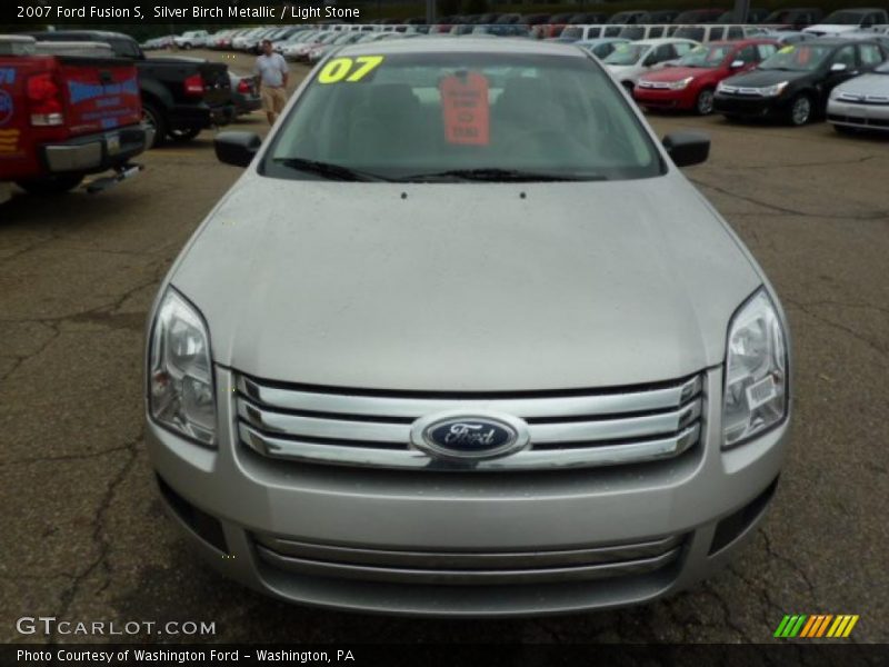 Silver Birch Metallic / Light Stone 2007 Ford Fusion S