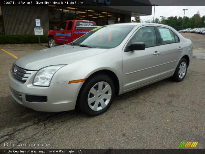 Silver Birch Metallic / Light Stone 2007 Ford Fusion S