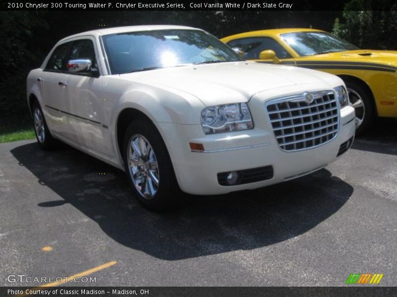 Cool Vanilla White / Dark Slate Gray 2010 Chrysler 300 Touring Walter P. Chryler Executive Series