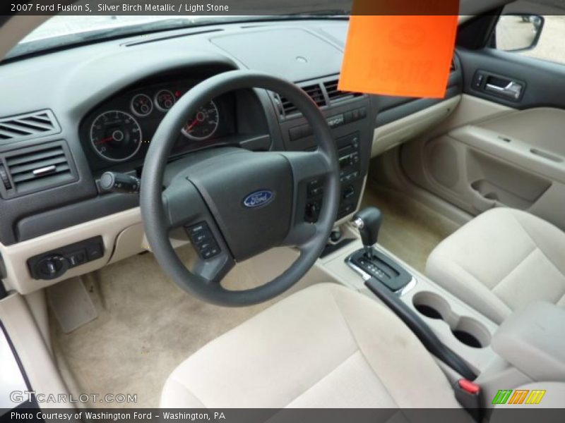 Silver Birch Metallic / Light Stone 2007 Ford Fusion S