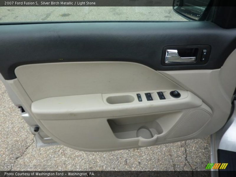 Silver Birch Metallic / Light Stone 2007 Ford Fusion S