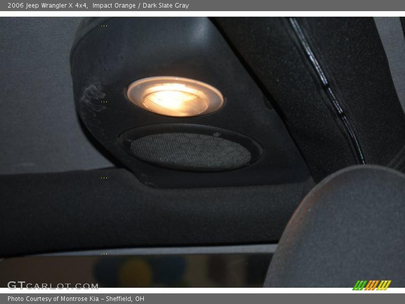 Impact Orange / Dark Slate Gray 2006 Jeep Wrangler X 4x4