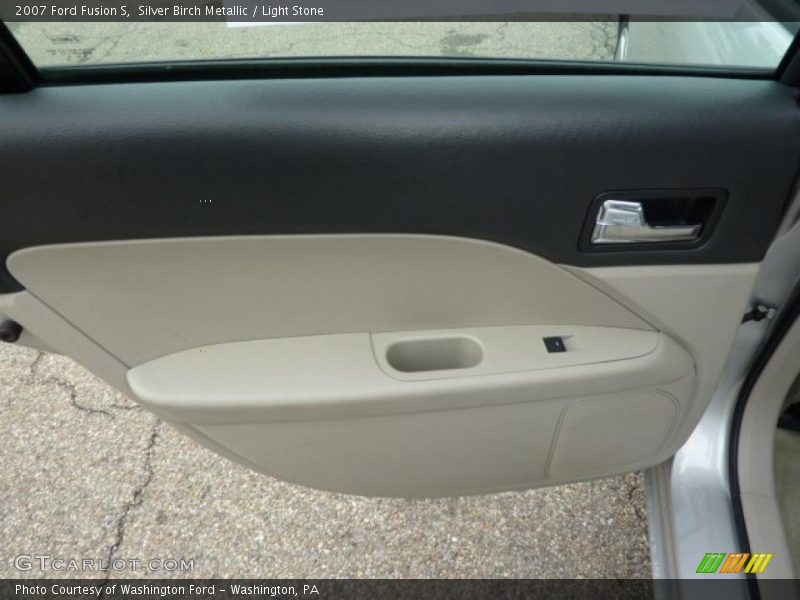 Silver Birch Metallic / Light Stone 2007 Ford Fusion S
