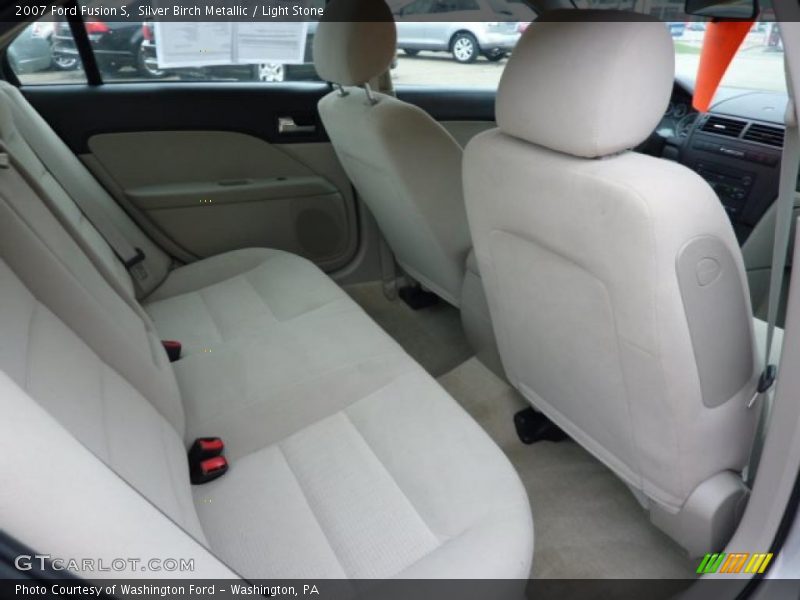 Silver Birch Metallic / Light Stone 2007 Ford Fusion S