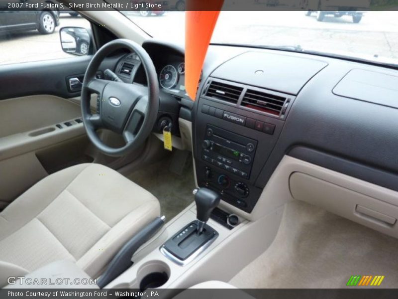 Silver Birch Metallic / Light Stone 2007 Ford Fusion S